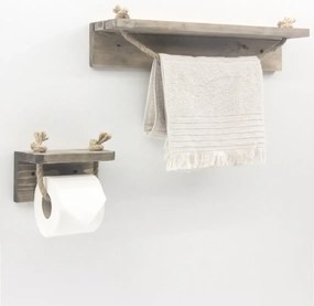 set suport prosoape baie din lemn,serie wood, Homs, 700029