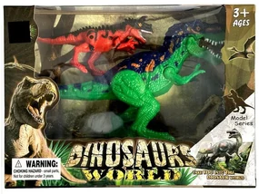 Dinozaur figurină din plastic set de 2 bucăți în cutie