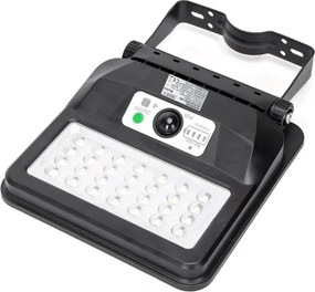Aigostar -LED Lampă stradală solară cu senzor LED/50W/3,2V 1000mAh 6500K + telecomandă