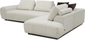 Colțar extensibil dumonde cu sezut confortabil din spuma high-density Allure 325x107 cm