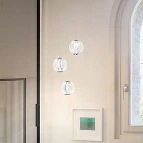 Lustra cu 5 pendule LED design modern Diamond SP5