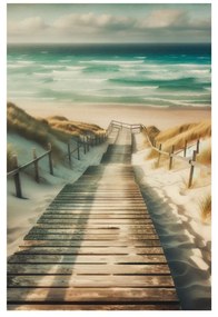 Tablou drum prin dune spre mare