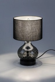 Veioza/Lampa de masa decorativa Pirelo fumuriu