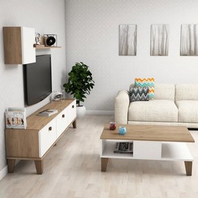 Set de Mobilier pentru Sufragerie Sumer G5020, Stejar / Alb