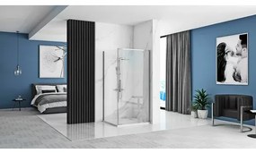 Cabina de dus dreptunghiulara de colt cu usi batante Rea Rapid Swing 100x90 cm