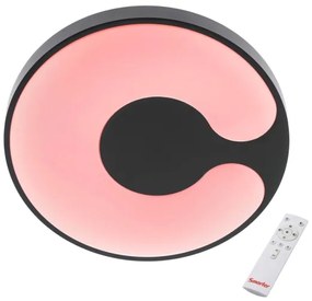 Redo 05-927 - Plafonieră LED RGBW BIGSI LED/48W/230V Ø 50 cm neagră + telecomandă