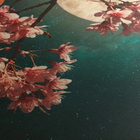 Tablou - Sakura în luna plină (150x105 cm)
