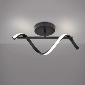 Aplica neagra LED de perete sau tavan Boa