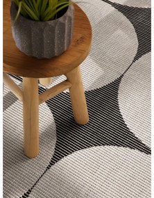 Covor pentru exterior și interior alb-negru 120x170 cm Duet Bowen – NORTHRUGS