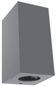 Aplica perete ambientala de exterior IP44 Canto Maxi Kubi 2 gri 49731010 NL