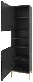 Mobilier living Madrealla II (Alb + lucios Alb + auriu) . 1104559