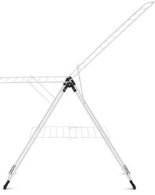 Uscător de rufe Brabantia 90300182, În formă de T, 20 m, Rezistent la coroziune, Aripi reglabile, Suport de uscare, Alb