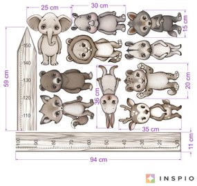 INSPIO metru pentru copii cu animale