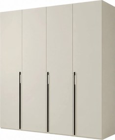 Dulap haine 200 cm DENVER DEN1, casmir, PAL, cu 4 usi