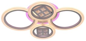 Lustră LED RGB dimabilă aplicată LED/50W/230V 3000-6500K + telecomandă