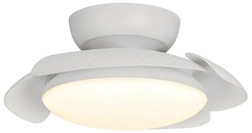 Lustra LED cu Ventilator si telecomanda ALOHA alb