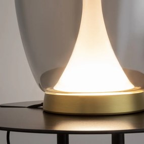 Veioza LED / Lampa de masa design decorativ Splash auriu/gri