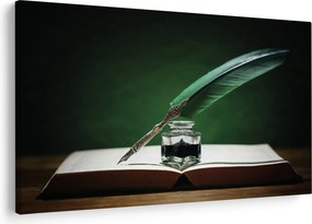 Tablou cu stilou sriind (90x60 cm)