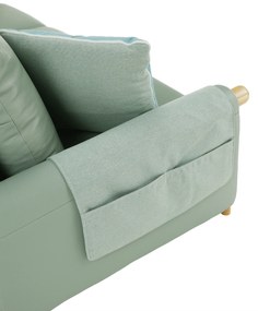 Canapea complet tapiţată cu 4 locuri, piele / piele ecologică neomint, LINSY