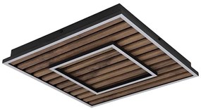 Plafonieră LED Globo 67345D1 WOODY LED/36W/230V 3000K 45x45 cm