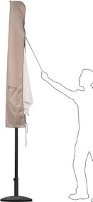 Husa umbrela Poliester Crem 170 x 275/335 cm