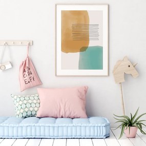 Poster - Abstracție pictată (A4)