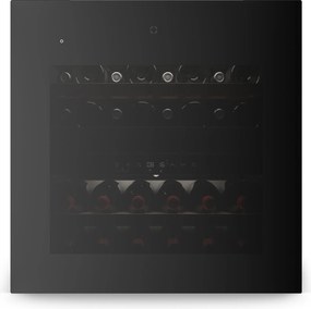 Klarstein Velaire frigider de vinuri încorporabil, Modern și elegant, Protecție UV, Două zone de temperatură, 36 de sticle