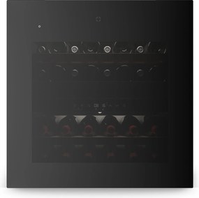 Klarstein Velaire frigider încorporabil pentru vin | Modern, elegant | Protecție UV | Dual-Zonă | 36 sticle