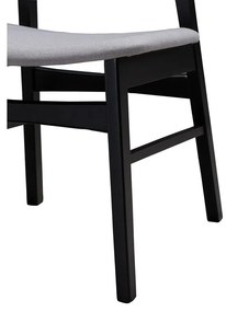 Scaun sufragerie Paramore  (stejar negru + gri deschis). 1099238