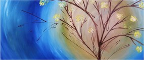 Tablou - Copac în fața soarelui (120x50 cm)