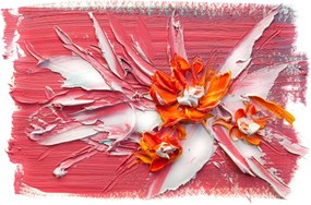 Fototapet - Flori în ulei (254x184 cm)