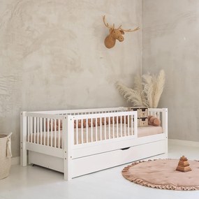 Pat montessori Dublu White Foxy 190x90