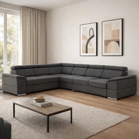Ansamblu canapele, gri, SEGORIA LUX
