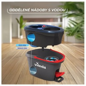 Mop rotativ cu găleată H2PrO – Vileda