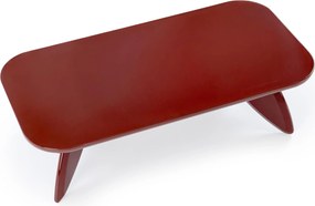 Măsuță de cafea dreptunghiulară Lumis 120 cm - burgund