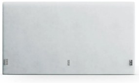 Tăblie de pat gri deschis tapițată 190,5x100 cm Remo – Micadoni