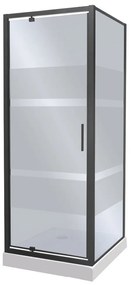 Cabină de duș pătrată Tomar 80x80 cm cu cădiță de duș