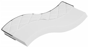 vidaXL Saltea din spumă pentru copii, fermitate medie moale, 80x160 cm
