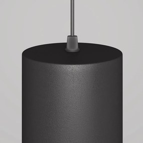 Pendul LED iluminat design tehnic Orlo D-7,9cm negru