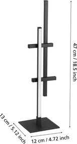 Eglo 902141 - Lampă de masă LED TREPILIANO LED/6,5W/230V neagră