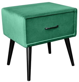 Noptiera design modern Sixties 50cm, verde A-41019 VC