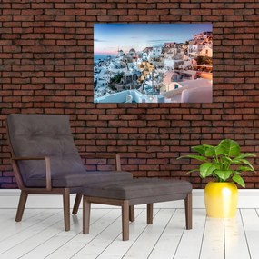 Tablou - Amurg în Santorini (90x60 cm)