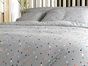 Lenjerie de pat din bumbac PINTURA gri Dimensiune lenjerie de pat: 70 x 90 cm | 140 x 200 cm
