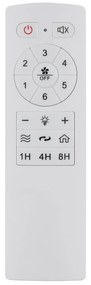 Lustra LED cu ventilator si telecomanda ARMANDO negru 03666S GL