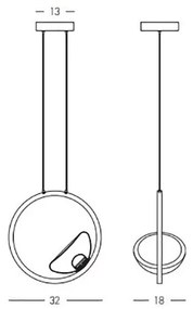 Lustra, Pendul design modern LED LINE