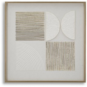 Mauro Ferretti Pictura Abstract Pe Panza, Cu Rama,  Cm 60X3X58 | Aosom Romania