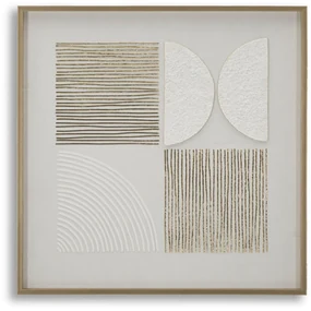 Mauro Ferretti Pictura Abstract Pe Panza, Cu Rama,  Cm 60X3X58 | Aosom Romania