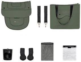 KINDERKRAFT SELECT YOXI - Cărucior combinat 2 în 1, Verde Mystic