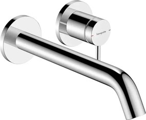 Baterie lavoar incastrata Hansgrohe Tecturis S EcoSmart+ finisaj crom lucios 22.5 cm fara corp ingropat