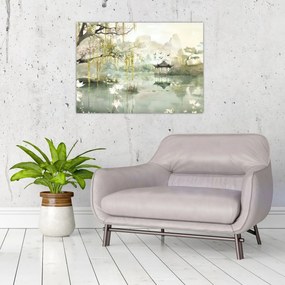 Tablou - Lac Chinezesc (70x50 cm)